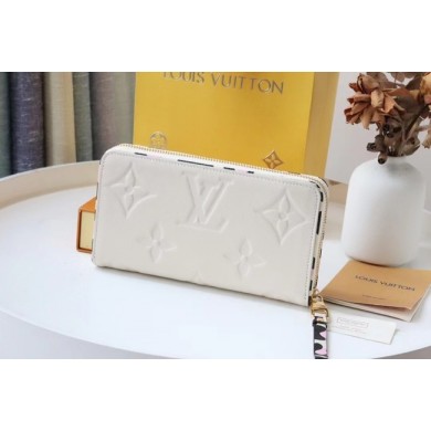 AAA Replica Louis Vuitton ZIPPY WALLET M80680 Beige JK81Oy84