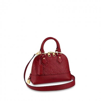 AAAAA Knockoff Louis Vuitton Original Monogram Empreinte NEO ALMA BB M44866 Cherry Berry JK1001Pg26