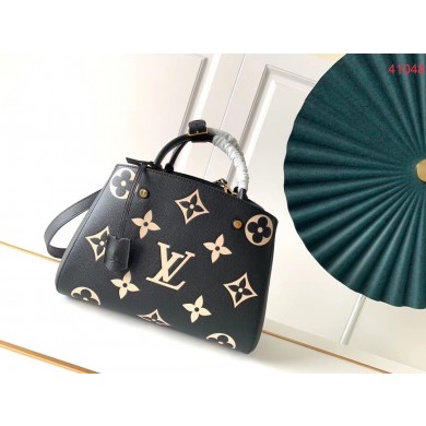 Best 1:1 Louis Vuitton Original MONTAIGNE M41053 black JK671OR71