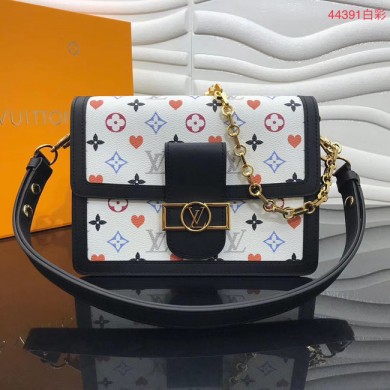 Designer Louis vuitton original DAUPHINE M44391 white JK711vs94