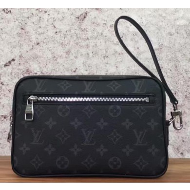 Fake Louis Vuitton Monogram Eclipse Canvas KASAI CLUTCH M41664 JK2355Hj78