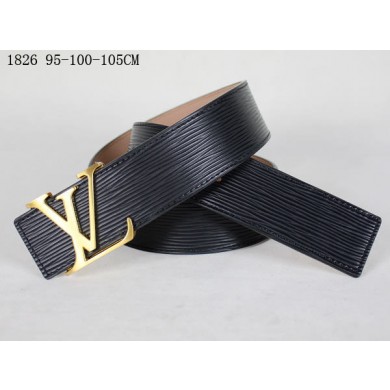 First-class Quality Louis Vuitton Epi Leather Belt 1826 Black JK3120xO55