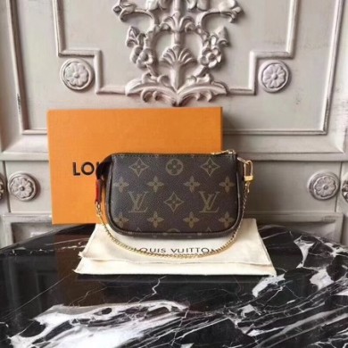 High Quality Imitation Louis Vuitton Monogram Canvas Original MINI POCHETTE ACCESSORIES N58010 JK437wn47