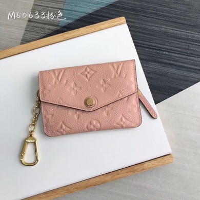 Imitation AAA Louis Vuitton card holder N60633 pink JK279kf15