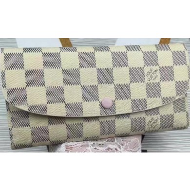 Imitation Fashion Louis Vuitton Damier Azur Canvas Emilie Wallet N60696 JK570kd19