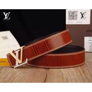 Imitation Louis Vuitton Belt LV7917 Brown JK2841Za30