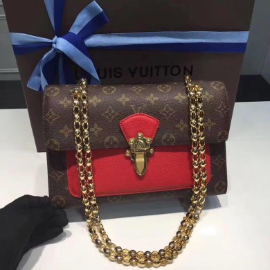 Imitation Louis Vuitton Monogram Canvas 41731 Red JK2159Tm92