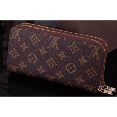 Imitation Louis Vuitton Monogram Canvas Zippy Insolite Wallet M61723 JK655lH78