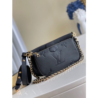 Imitation Louis Vuitton MULTI POCHETTE ACCESSOIRES M80399 Black JK506QN34