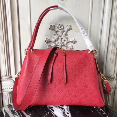 Imitation Louis vuitton original mongram empreinte PONTHIEU PM M43721 red JK1696KV93