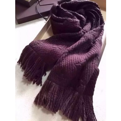 Imitation Louis Vuitton Scarves LV151104 Maroon JK3784Xr29