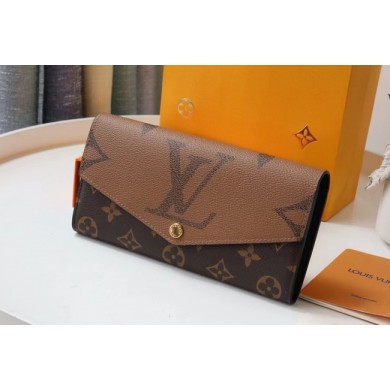 Imitation Louis Vuitton ZOE WALLET M80724 brown JK134Xr29