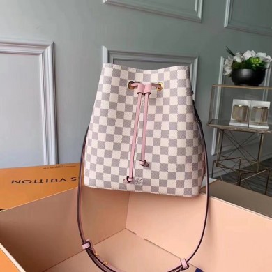 Knockoff Louis Vuitton Damier Azur NEONOE N40153 Eau de Rose JK1269JF45