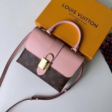 Knockoff Louis vuitton original LOCKY BB M44080 Rose Poudre JK1467tU76