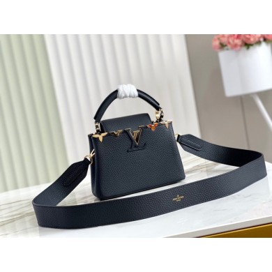 Louis Vuitton CAPUCINES MINI M59267 black JK20tg76