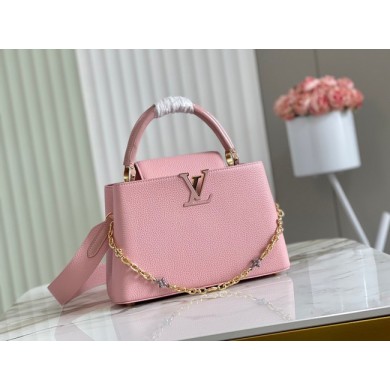 Louis Vuitton CAPUCINES MM M56904 pink JK30Gw67