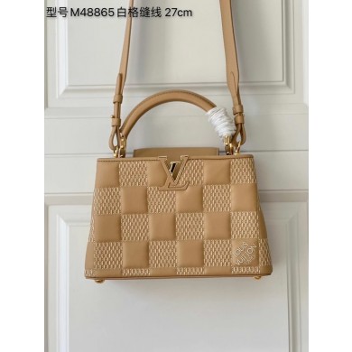 Louis Vuitton CAPUCINES PM M48864 apricot JK113Zw99