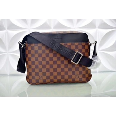 Louis Vuitton Damier Ebene Canvas Shoulder Bag N41569 JK2055fj51