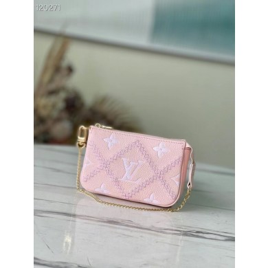 Louis Vuitton MINI POCHETTE ACCESSOIRES M81140 pink JK5910Xr72