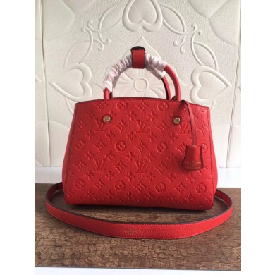 Louis vuitton mongram empreinte MONTAIGNE N41046 red JK1363wv88