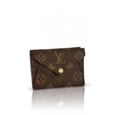 Louis Vuitton Monogram Canvas Compact Wallet M40488 Origami JK694fo19