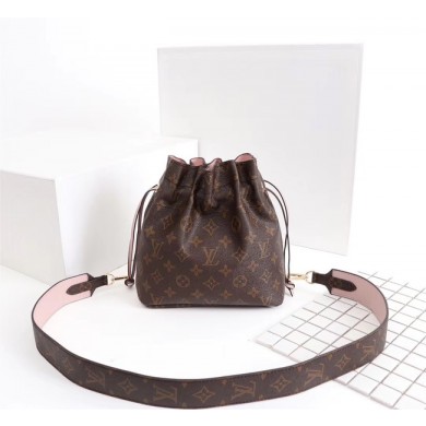 Louis Vuitton Monogram Canvas NOE POUCH M43445 pink JK1376rf73