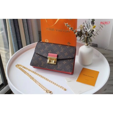 Louis Vuitton Monogram Canvas Original Chain bag M60357 rose JK836Sy67