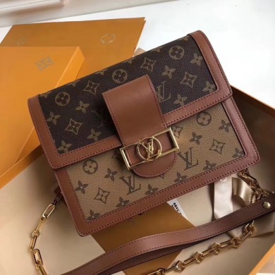 Louis vuitton monogram canvas Original leather 43599 JK1820hk64