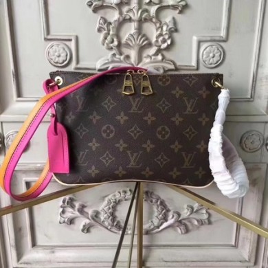 Louis Vuitton Monogram Canvas Shoulder Bag 44053 Rose JK2070MO84