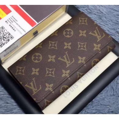Louis Vuitton Monogram Canvas WALLET M64848 JK582pB23