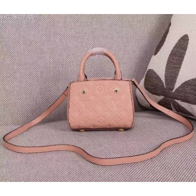 Louis Vuitton Monogram Empreinte NANO MONTAIGNE Bag M50865 Pink JK2313su78