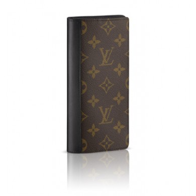 Louis Vuitton Monogram Macassar Canvas Tanon Wallet M93800 JK700Ea63