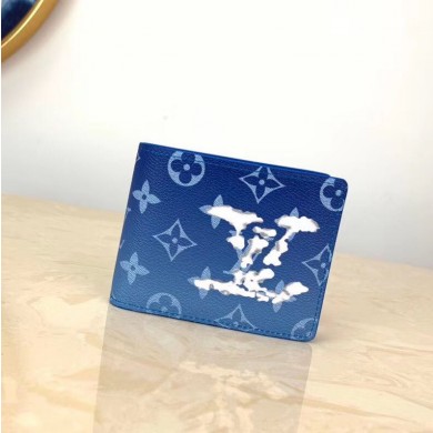 Louis Vuitton Multiple Wallet M60895 Blue JK180tg76