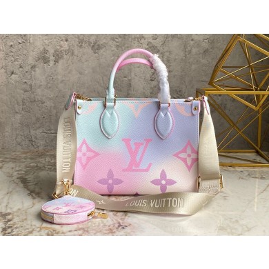 Louis Vuitton ONTHEGO Dip Dye Pastel Small M59856 Pink&Blue JK5848rJ28