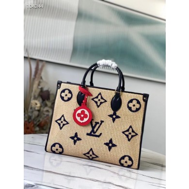 Louis Vuitton ONTHEGO MM M57723 Blue JK455HB29