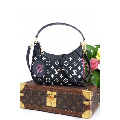 Louis Vuitton Original Leather Bagatelle M46091 Black JK5878nE34