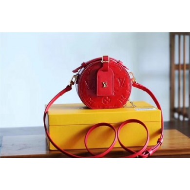 Louis vuitton original MINI BOITE CHAPEAU SOUPLE M44699 red JK1167uT54