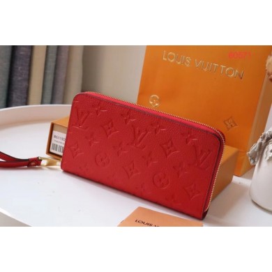 Louis Vuitton Original Monogram Empreinte Wallet M60571 red JK173uk46