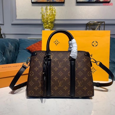 Louis Vuitton SOUFFLOT BB M44815 black JK929AM45