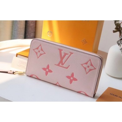 Louis Vuitton ZIPPY WALLET M80403 pink JK144Pu45