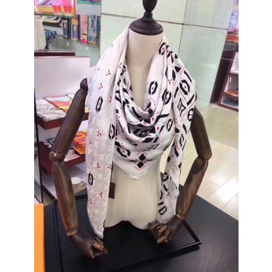 Luxury Louis Vuitton Scarf LV2849 White Scarf JK3734bE46