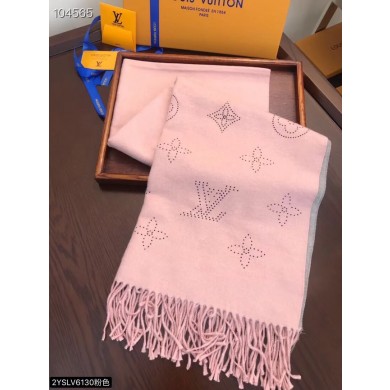 Replica Louis vuitton Cashmere scarf LV6130 pink JK3589BJ25