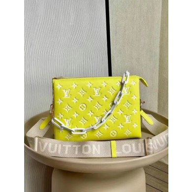 Replica Louis Vuitton COUSSIN PM M58699 yellow JK5714ui32