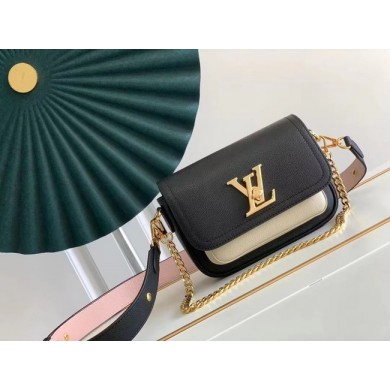 Replica Louis Vuitton LOCKME TENDER M58555 Black JK414EO56