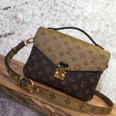 Replica Louis Vuitton Monogram Canvas POCHETTE METIS M41465 Brown JK2308YP94