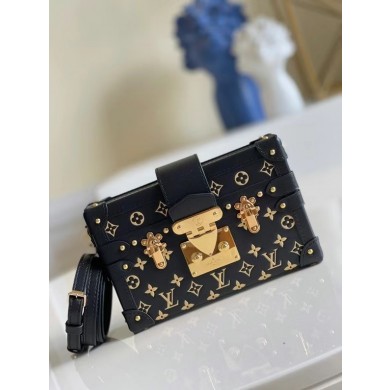 Replica Louis vuitton original PETITE MALLE M57817 black JK483YP94