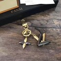 AAA Replica Louis Vuitton BAG CHARM M67377 Black JK1294VB75