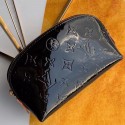 AAA Replica Louis vuitton Monogram Vernis Leather COSMETIC POUCH M90172 black JK1134VB75
