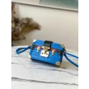 AAA Replica Louis vuitton original PETITE MALLE N92049 blue JK404VB75