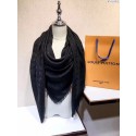 AAA Replica Louis Vuitton Scarf LV2851 Black JK3731Oy84